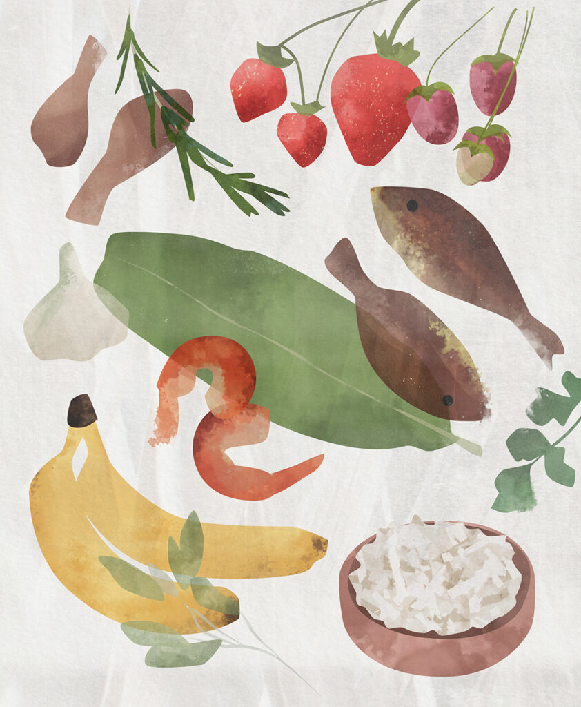 Ke Alakai Digital Illustration Food Festival